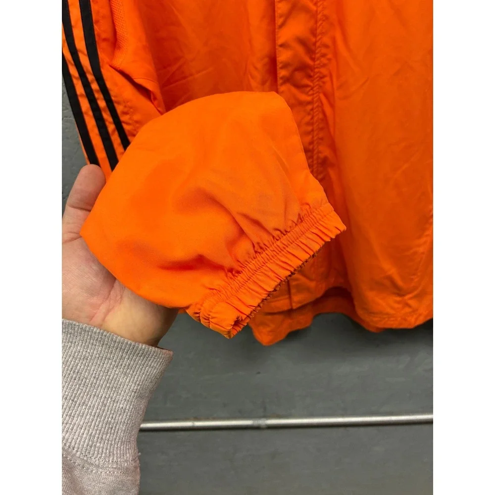 Adidas Boston Marathon Jacket Men's Orange Windbreaker Vintage 2007